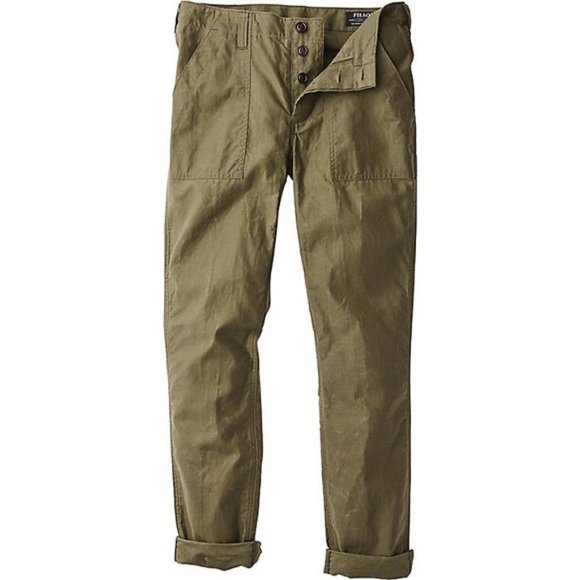Filson Pants - Filson Supply Pant Lightweight Olive Green Size 8